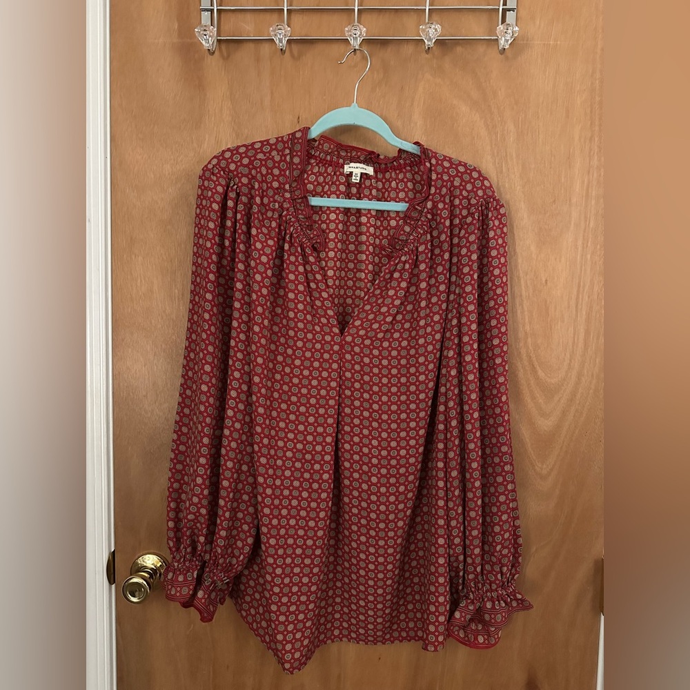Plus Size, Patterned Blouse, Size 3X